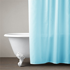Κουρτίνα μπάνιου Mermaid υφασμάτινη γαλάζιο