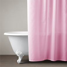 Κουρτίνα μπάνιου Mermaid υφασμάτινη ροζ