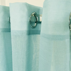 Έτοιμη Κουρτίνα με Κρίκους-Τρουκς 140x260 Ημιδιάφανη Μονόχρωμη Newhome Tulip 1003-52