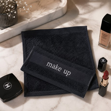 Πετσέτες λαβέτες Μαύρες make-up 500gr Newhome Make Up