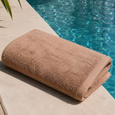 Πετσέτες Πισίνας - SPA 80x180 Newhome BeachTowel 450γρ Pure (μπεζ)