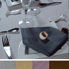 Πετσέτες Φαγητού και Ράνερ - Τραβέρσες Jara με Λινό